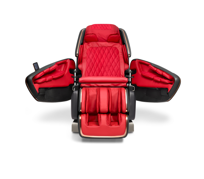 Ohco m.8le Neo 4d massage chair in Rosso Nero