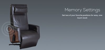 Circa ZG Chair ESPRESSO Memory Settings