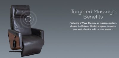 Circa ZG Chair ESPRESSO Targeted Massage Benefits