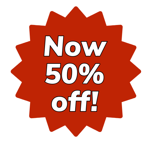 50 Off Red 2 - Relax in Comfort 50 Off Red 2