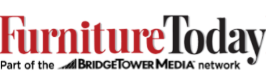Furniture today logo in red and black