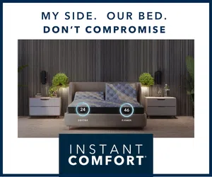 Instant Comfort Flex-Head bed with numbers