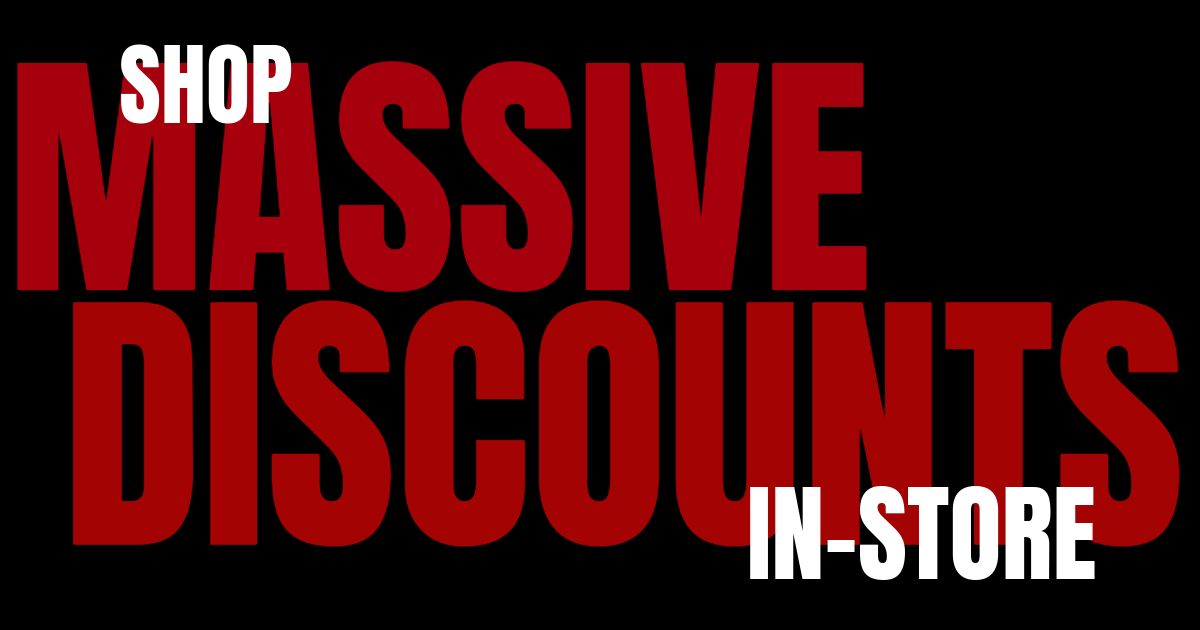 Massive discounts