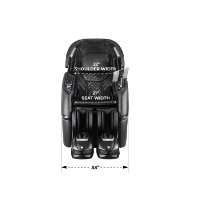 Osaki Tion Flex Duo 4D+3D Massage Chair Dimensions Front