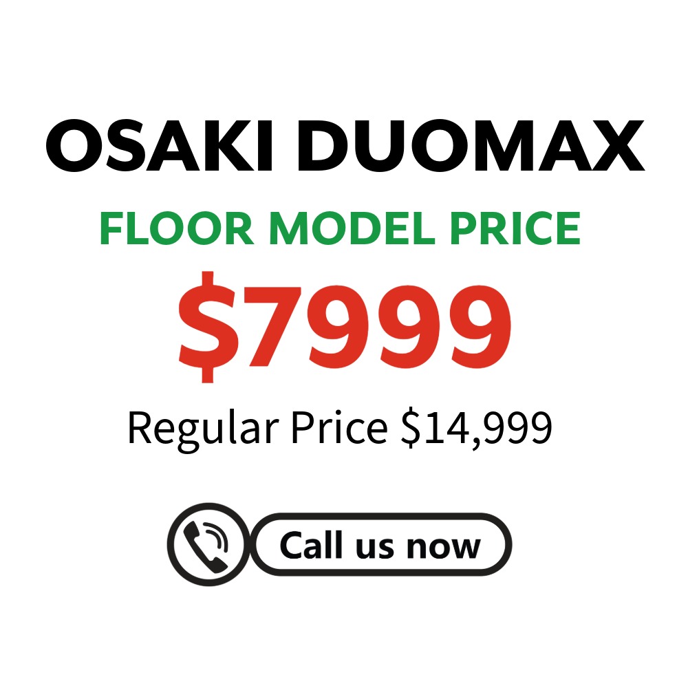 Osaki Duomax Massage Chair Floor Demo Price Square