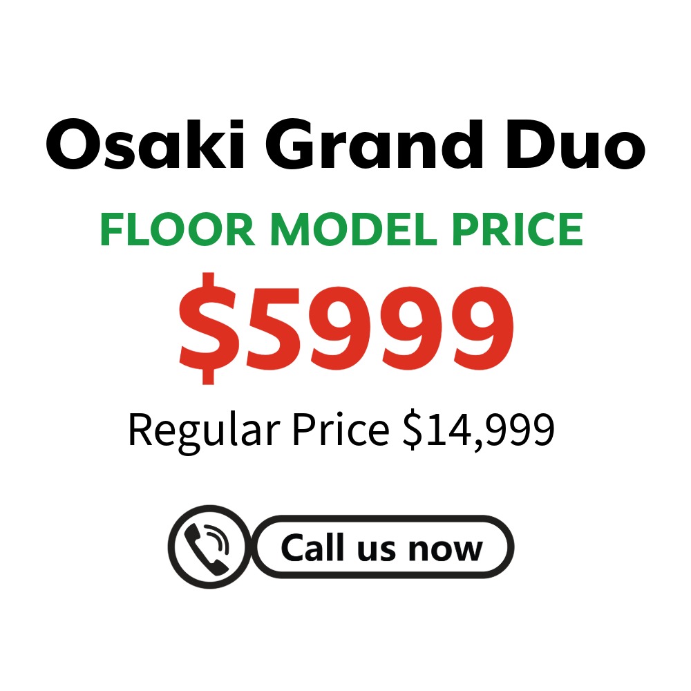 Osaki Grand Duo Floor Demo Price Osaki Grand Duo Floor Demo Price