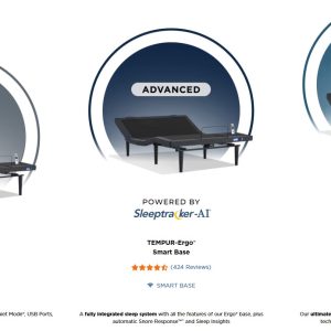 Tempur Bases Comparison Icons