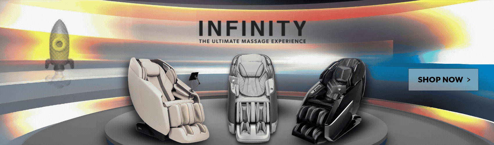 Infinity Massage Chairs New Product Banner