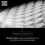 Beautyrest Black Hybrid Series Five XCS Plush Mattress premium support coils Beautyrest Black Hybrid Series Five XCS Plush Mattress premium support coils