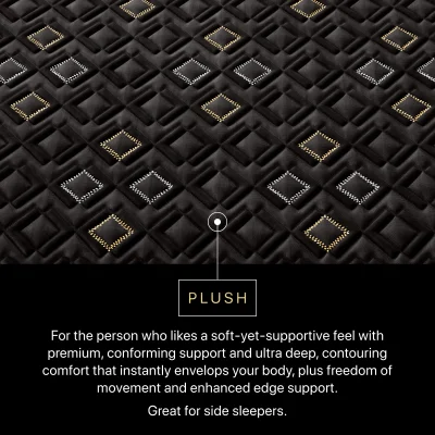 Beautyrest Black Hybrid Series Five XCS Plush Mattress plush quilted Beautyrest Black Hybrid Series Five XCS Plush Mattress plush quilted