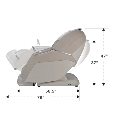 Osaki 4D Manhattan Duo Mech Massage Chair Side Dimensions