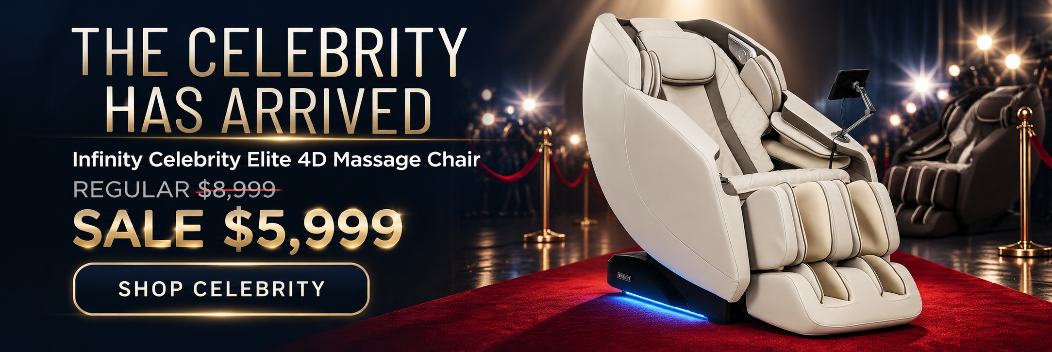 Infinity Massage Chairs New Product Banner